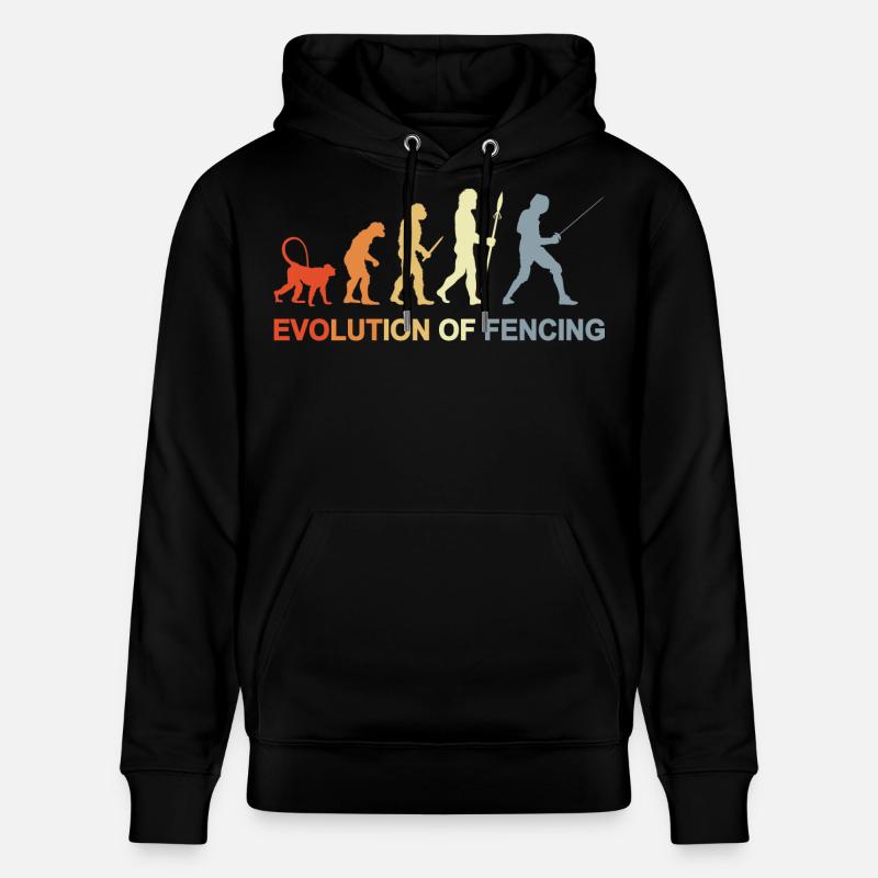 Fechter Evolution - Stanley/Stella Unisex Bio-Hoodie CRUISER  - Schwarz