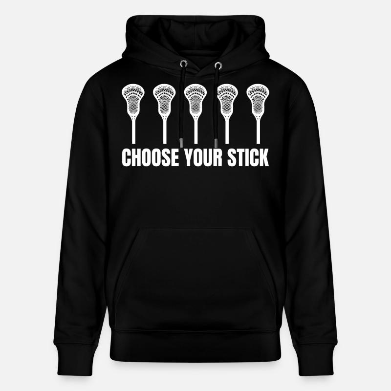Lacrosse Schläger - Stanley/Stella Unisex Bio-Hoodie CRUISER - Schwarz