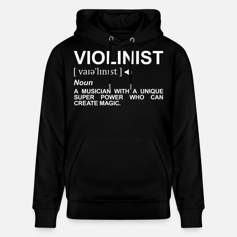Dictionnaire du violoniste - Sweat à capuche bio CRUISER Stanley/Stella Unisexe - noir