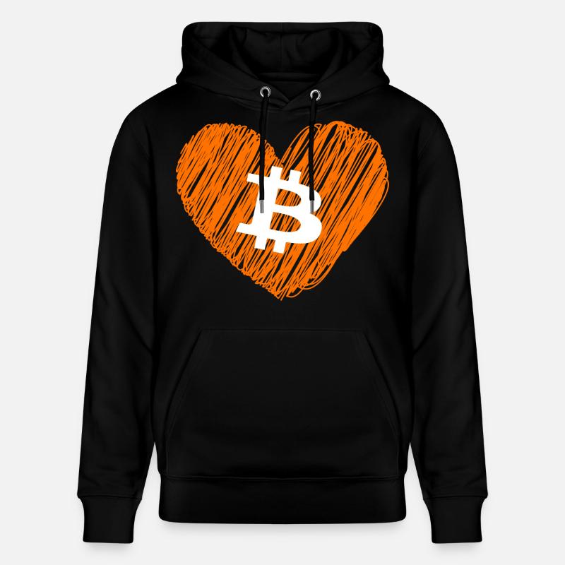 Bitcoin Crypto Cryptocurrency Splash - Sweat à capuche bio CRUISER Stanley/Stella Unisexe - noir