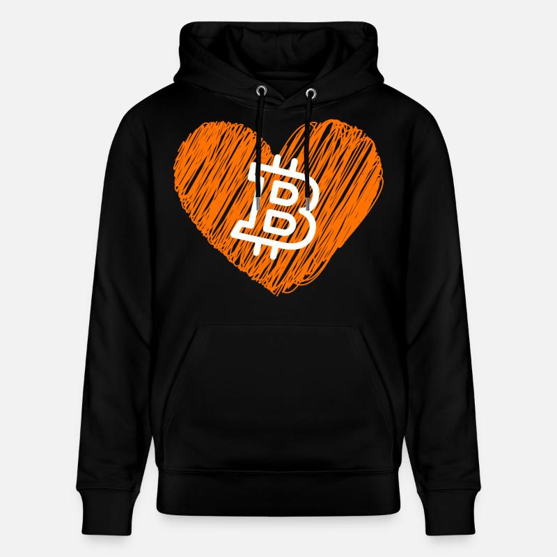 Bitcoin Crypto Cryptocurrency Splash - Sweat à capuche bio CRUISER Stanley/Stella Unisexe - noir