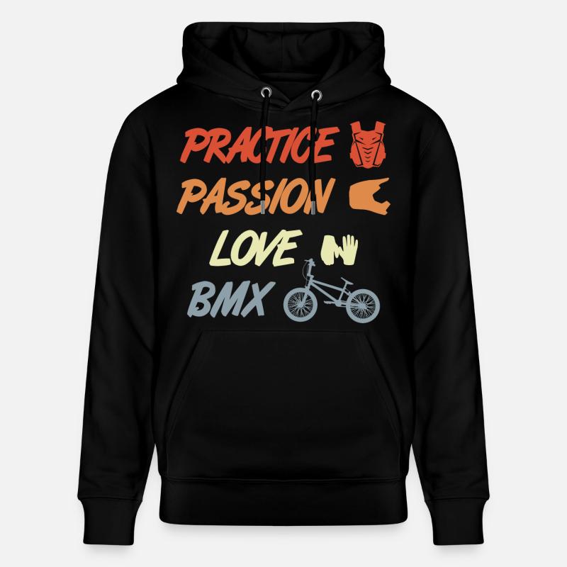 Devis BMX - Sweat à capuche bio CRUISER Stanley/Stella Unisexe - noir