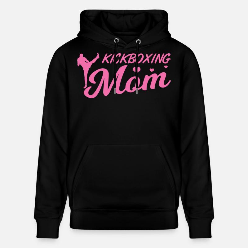 Maman kickboxeuse - Sweat à capuche bio CRUISER Stanley/Stella Unisexe - noir