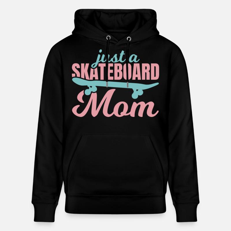 Skateboard Mutter - Stanley/Stella Unisex Bio-Hoodie CRUISER  - Schwarz
