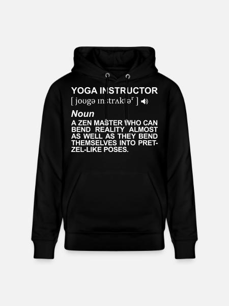Yogalehrer Definition - Stanley/Stella Unisex Bio-Hoodie CRUISER - Schwarz