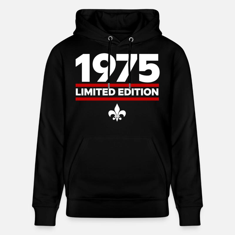 Édition limitée de 1975 - Sweat à capuche bio CRUISER Stanley/Stella Unisexe - noir