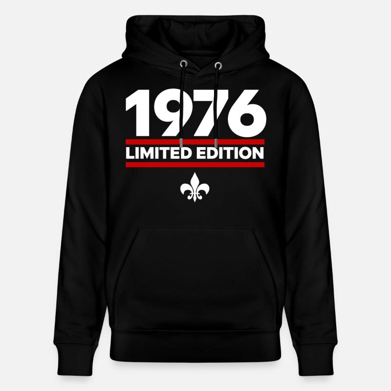 Édition limitée de 1976 - Sweat à capuche bio CRUISER Stanley/Stella Unisexe - noir