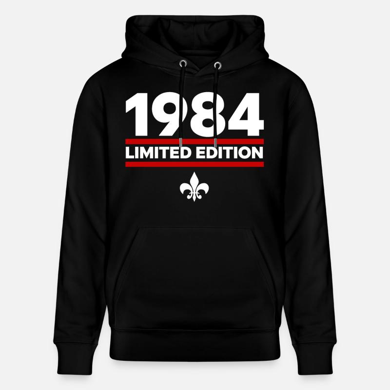 1984 Édition limitée - Sweat à capuche bio CRUISER Stanley/Stella Unisexe - noir