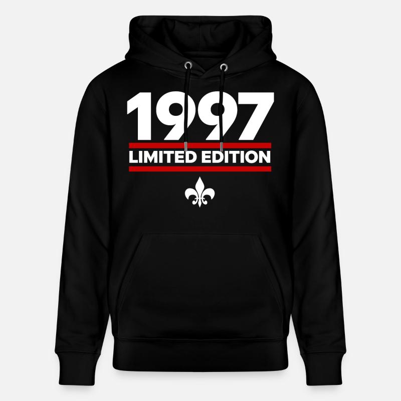1997 Édition limitée - Sweat à capuche bio CRUISER Stanley/Stella Unisexe - noir