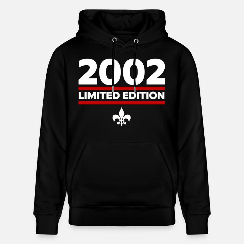 Édition limitée 2002 - Sweat à capuche bio CRUISER Stanley/Stella Unisexe - noir