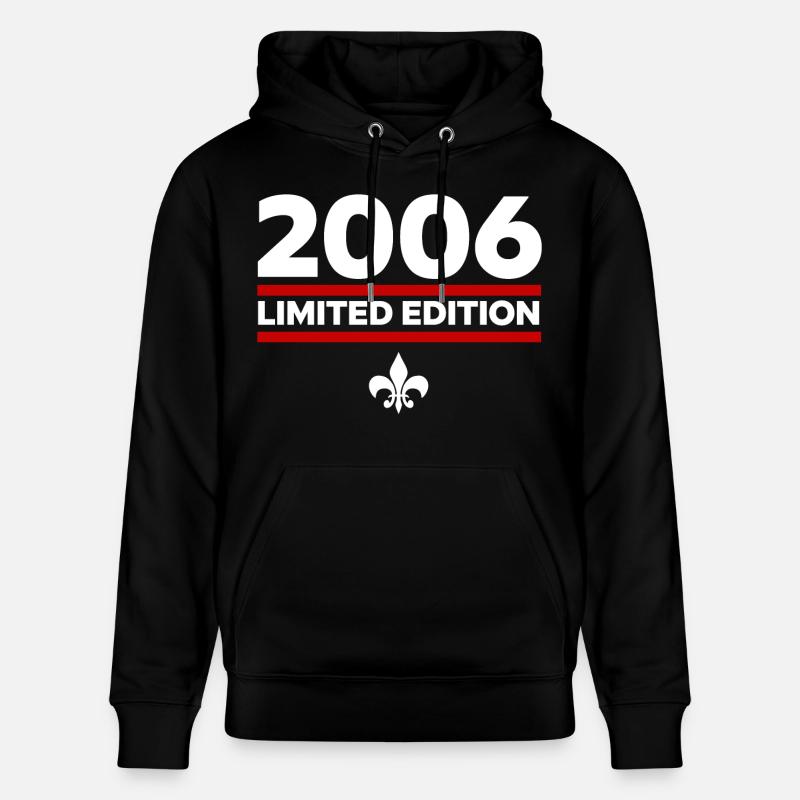 Édition limitée 2006 - Sweat à capuche bio CRUISER Stanley/Stella Unisexe - noir