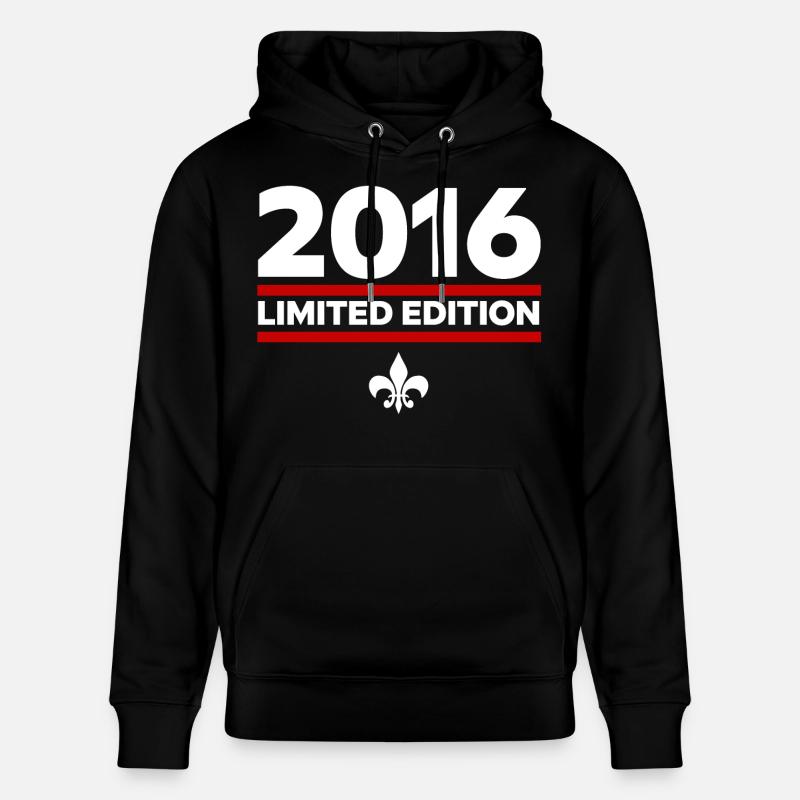 Édition limitée 2016 - Sweat à capuche bio CRUISER Stanley/Stella Unisexe - noir