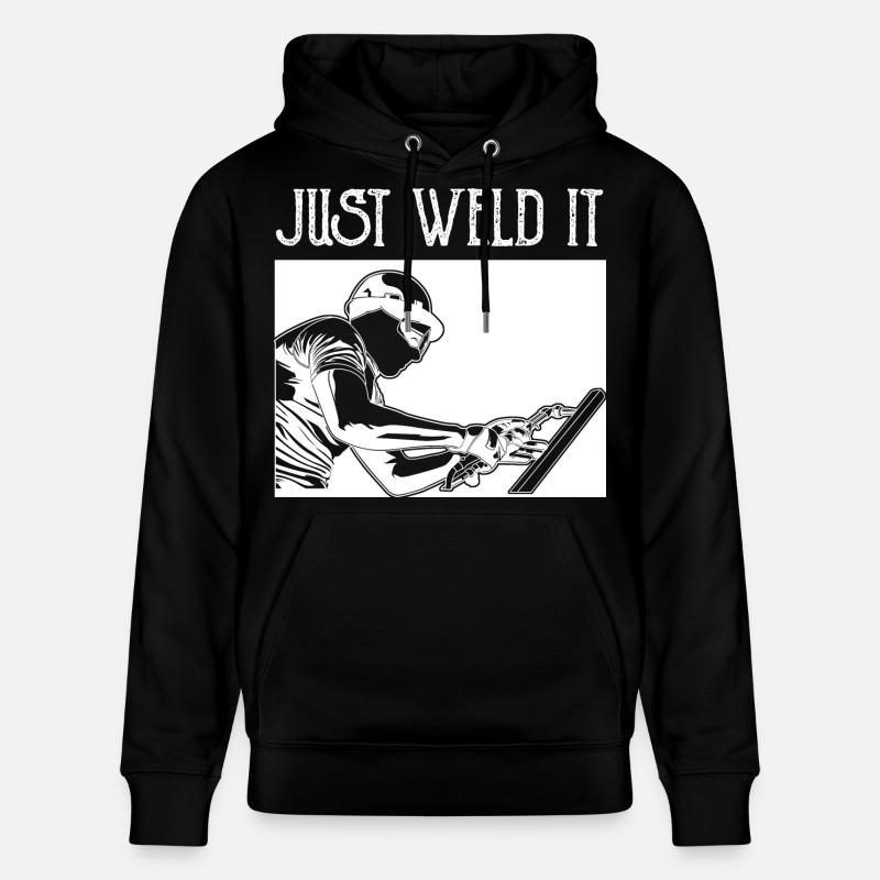 Il suffit de le souder - Sweat à capuche bio CRUISER Stanley/Stella Unisexe - noir