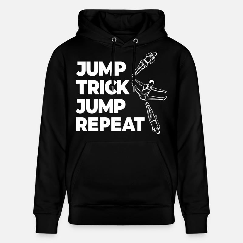 Saut Trick Saut Répétition - Sweat à capuche bio CRUISER Stanley/Stella Unisexe - noir