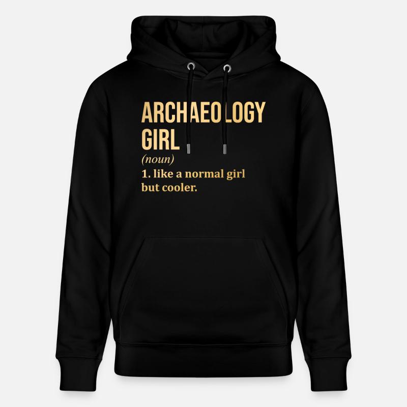Archéologie - Sweat à capuche bio CRUISER Stanley/Stella Unisexe - noir