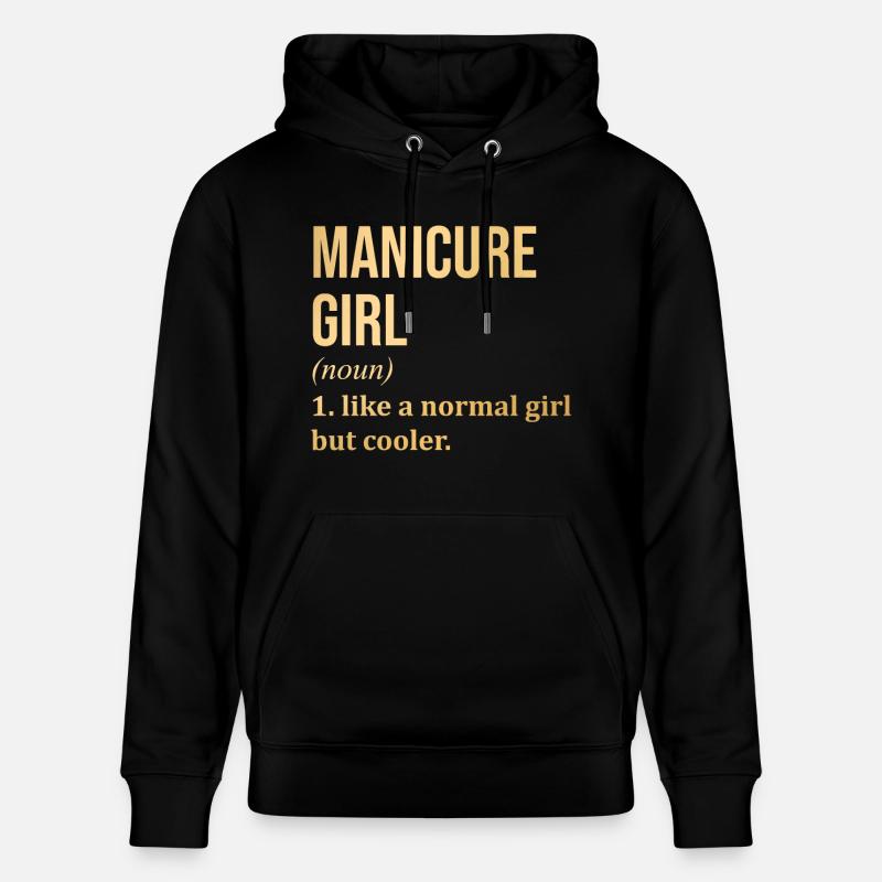 manucure - Sweat à capuche bio CRUISER Stanley/Stella Unisexe - noir