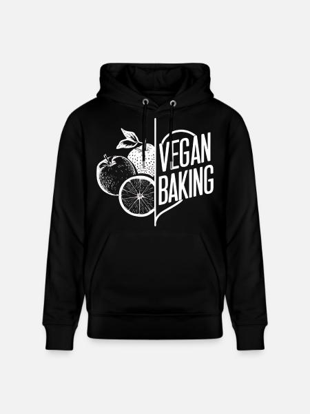 Vegan Backen Obst Küche - Stanley/Stella Unisex Bio-Hoodie CRUISER - Schwarz