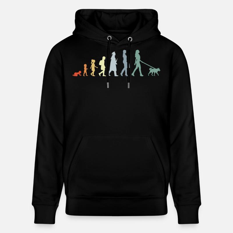 Propriétaire de chien Evolution - Sweat à capuche bio CRUISER Stanley/Stella Unisexe - noir