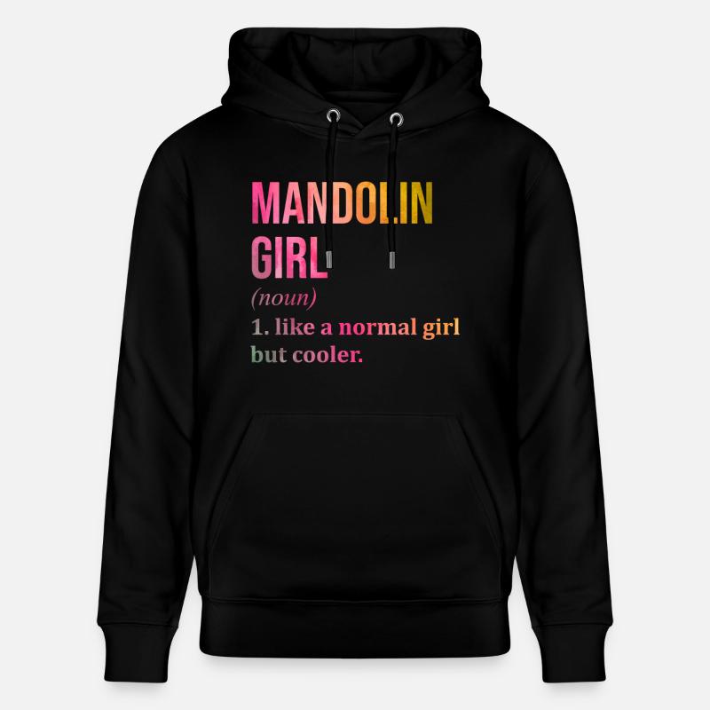 Mandoline - Sweat à capuche bio CRUISER Stanley/Stella Unisexe - noir