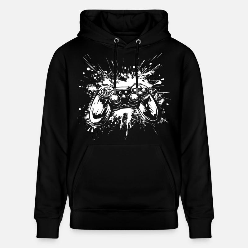 Game Controller - Stanley/Stella Unisex Bio-Hoodie CRUISER  - Schwarz
