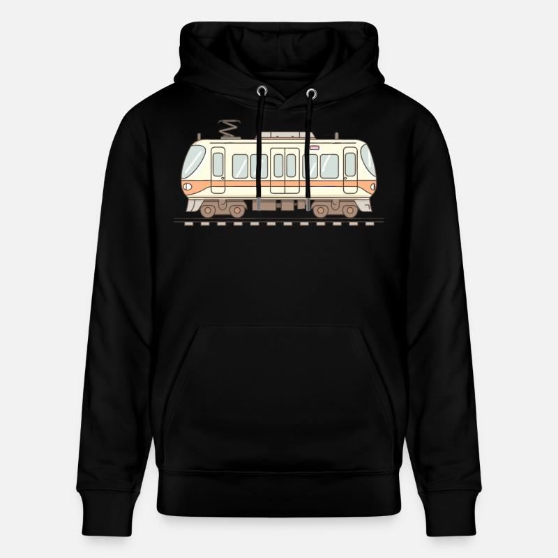 Eisenbahn Comic Look - Stanley/Stella Unisex Bio-Hoodie CRUISER  - Schwarz