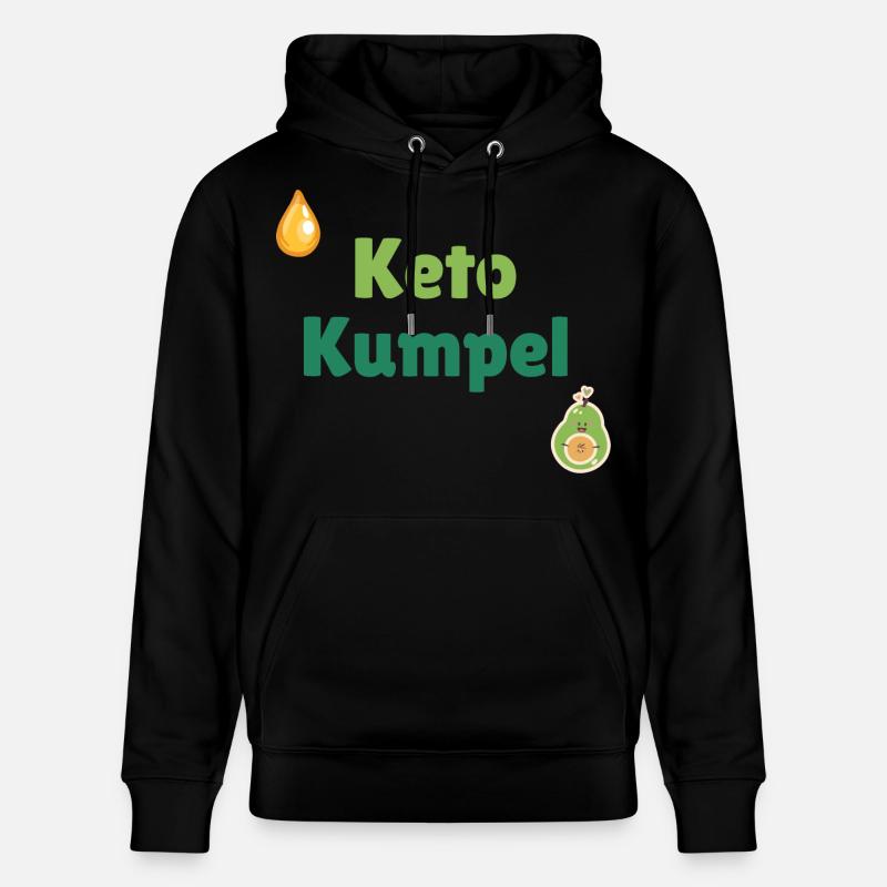 Keto Buddy - Sweat à capuche bio CRUISER Stanley/Stella Unisexe - noir