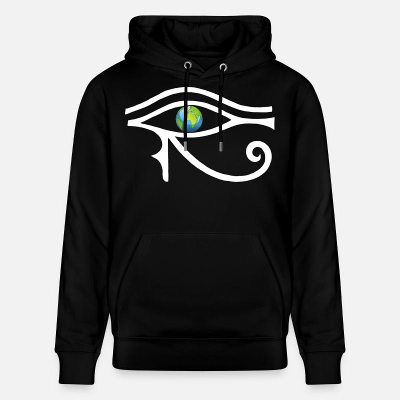 Regard sur le monde (blanc) - Sweat à capuche bio CRUISER Stanley/Stella Unisexe - noir