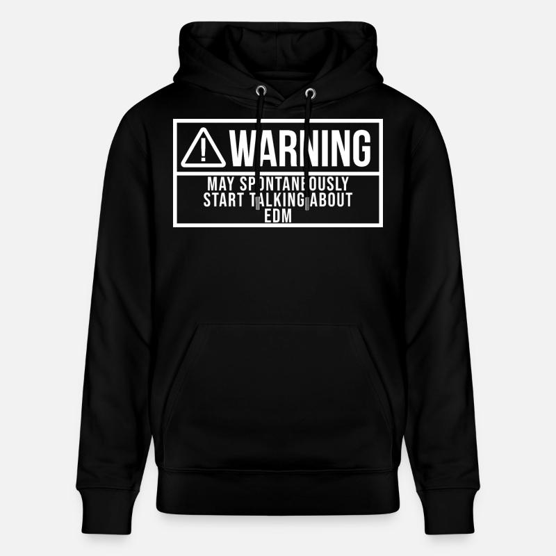 EDM - Sweat à capuche bio CRUISER Stanley/Stella Unisexe - noir