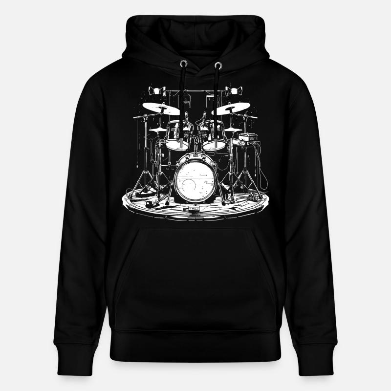 Percussion - Sweat à capuche bio CRUISER Stanley/Stella Unisexe - noir