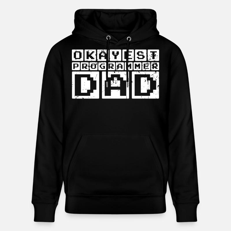 Okayest Programmeur Papa - Sweat à capuche bio CRUISER Stanley/Stella Unisexe - noir