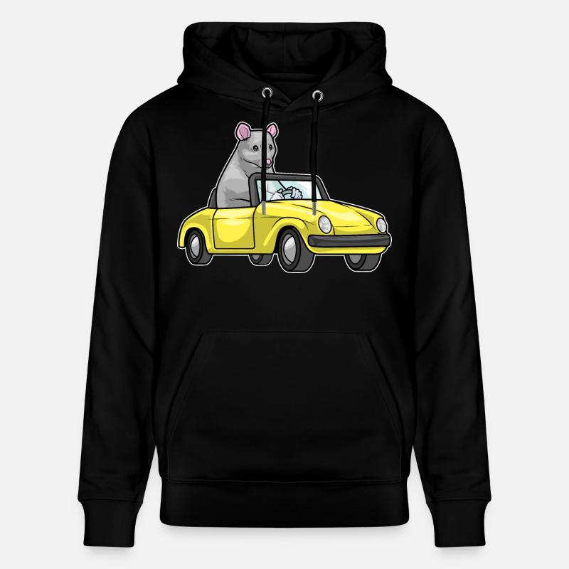 Voiture Rat - Sweat à capuche bio CRUISER Stanley/Stella Unisexe - noir