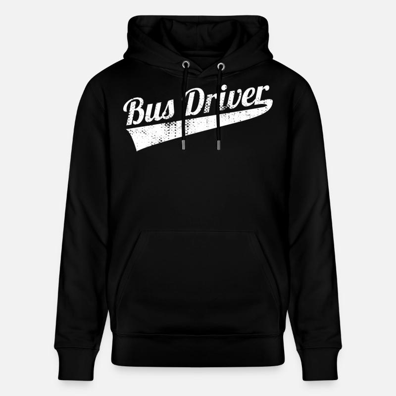 Chauffeur de bus - Sweat à capuche bio CRUISER Stanley/Stella Unisexe - noir