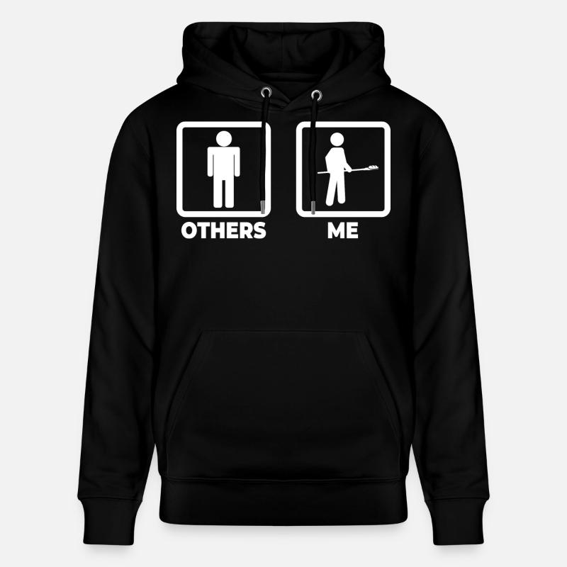 Bäcker Strichmännchen - Stanley/Stella Unisex Bio-Hoodie CRUISER  - Schwarz