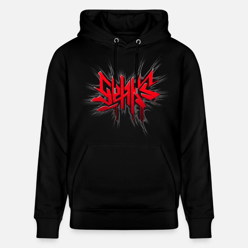 Explosion rouge de Sehks - Sweat à capuche bio CRUISER Stanley/Stella Unisexe - noir