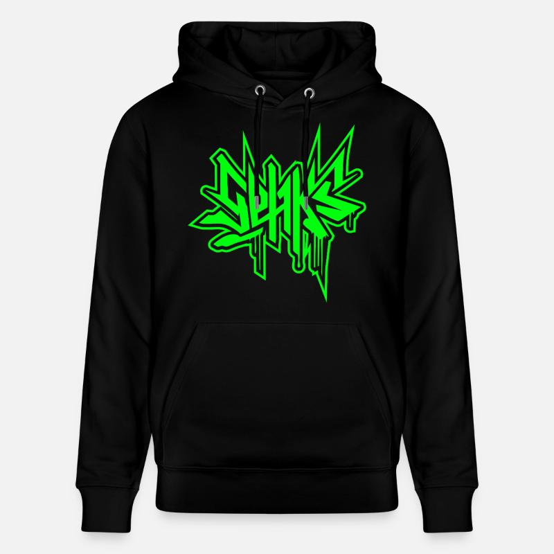 SEHKS VERT - Sweat à capuche bio CRUISER Stanley/Stella Unisexe - noir