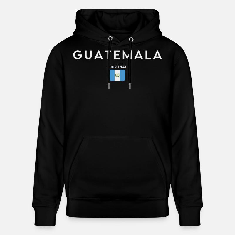 Drapeau guatémaltèque, fierté guatémaltèque - Sweat à capuche bio CRUISER Stanley/Stella Unisexe - noir