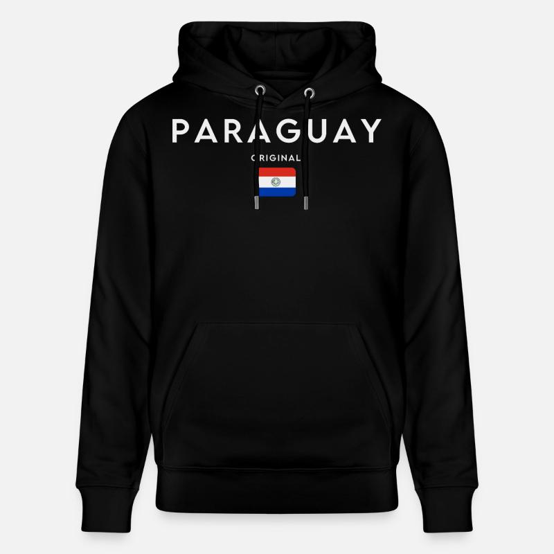 Drapeau paraguayen, fierté paraguayenne - Sweat à capuche bio CRUISER Stanley/Stella Unisexe - noir