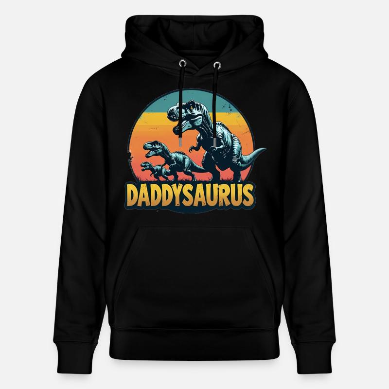 Daddysaurus - Sweat à capuche bio CRUISER Stanley/Stella Unisexe - noir
