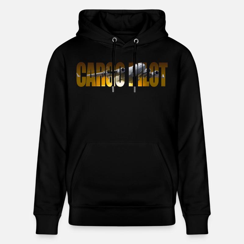 Cargo pilot C-17 - Stanley/Stella Unisex Bio-Hoodie CRUISER  - Schwarz