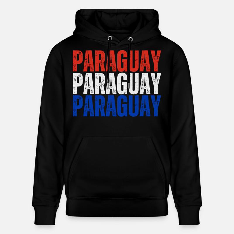 Fierté paraguayenne, drapeau paraguayen - Sweat à capuche bio CRUISER Stanley/Stella Unisexe - noir