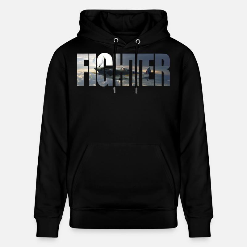 Chasseur Spitfire - Sweat à capuche bio CRUISER Stanley/Stella Unisexe - noir