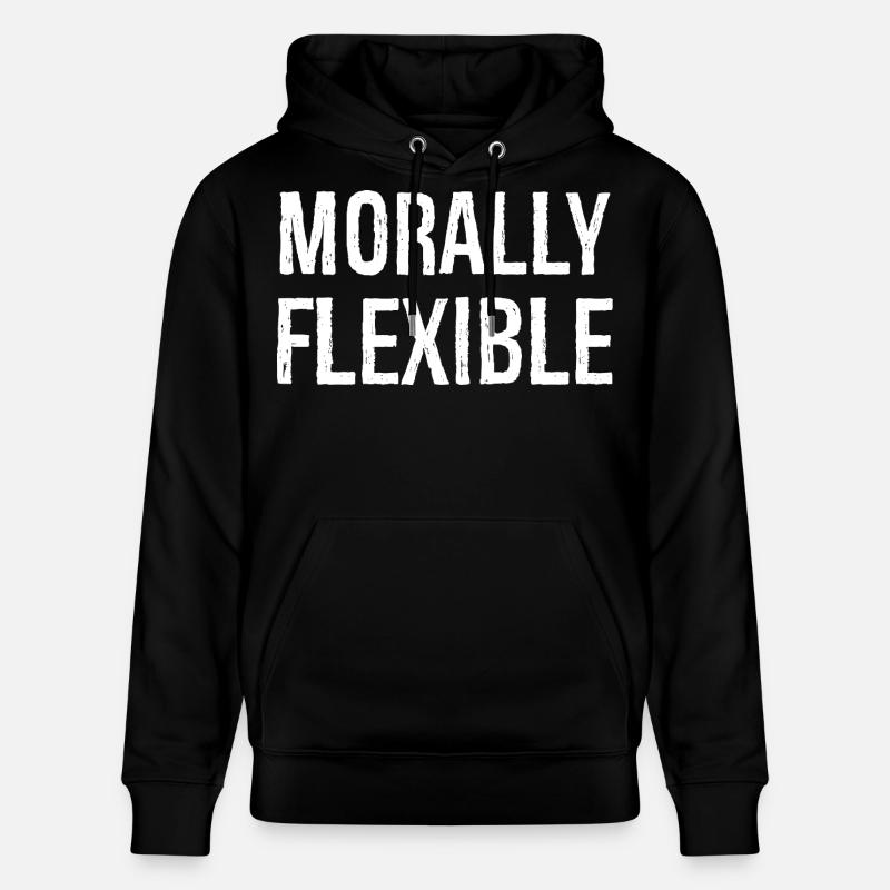 moralement flexible - Sweat à capuche bio CRUISER Stanley/Stella Unisexe - noir