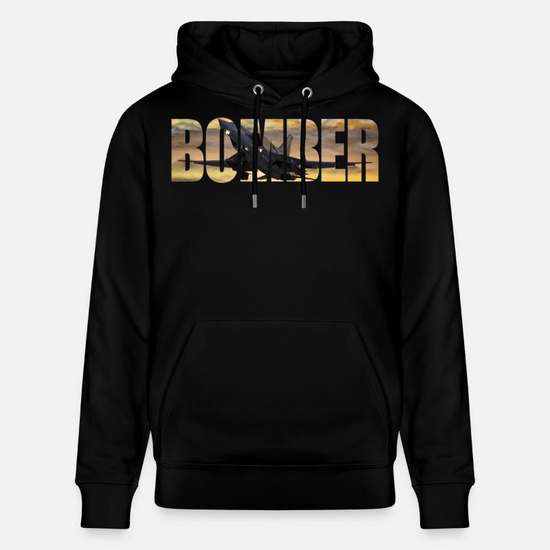 Bomber Tu-22 M3 - Stanley/Stella Unisex Bio-Hoodie CRUISER  - Schwarz
