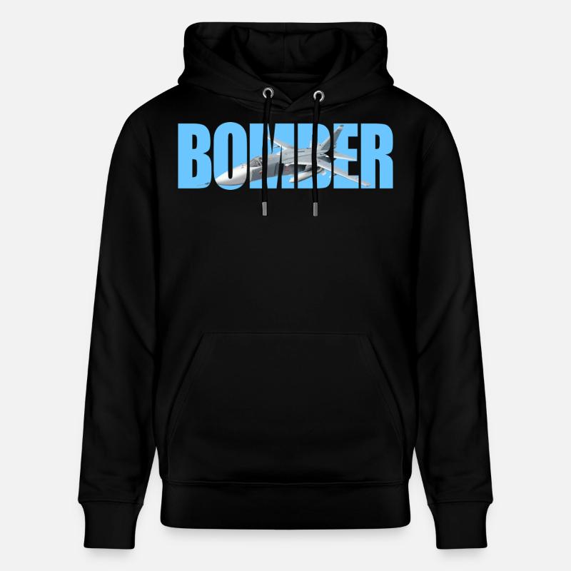 Bomber Su-24 - Stanley/Stella CRUISER Unisex Organic Hoodie - black