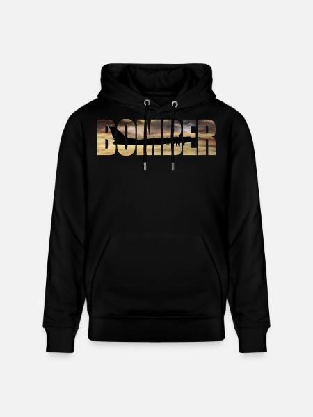 Bomber Tu-95 - Stanley/Stella CRUISER Unisex Organic Hoodie - black