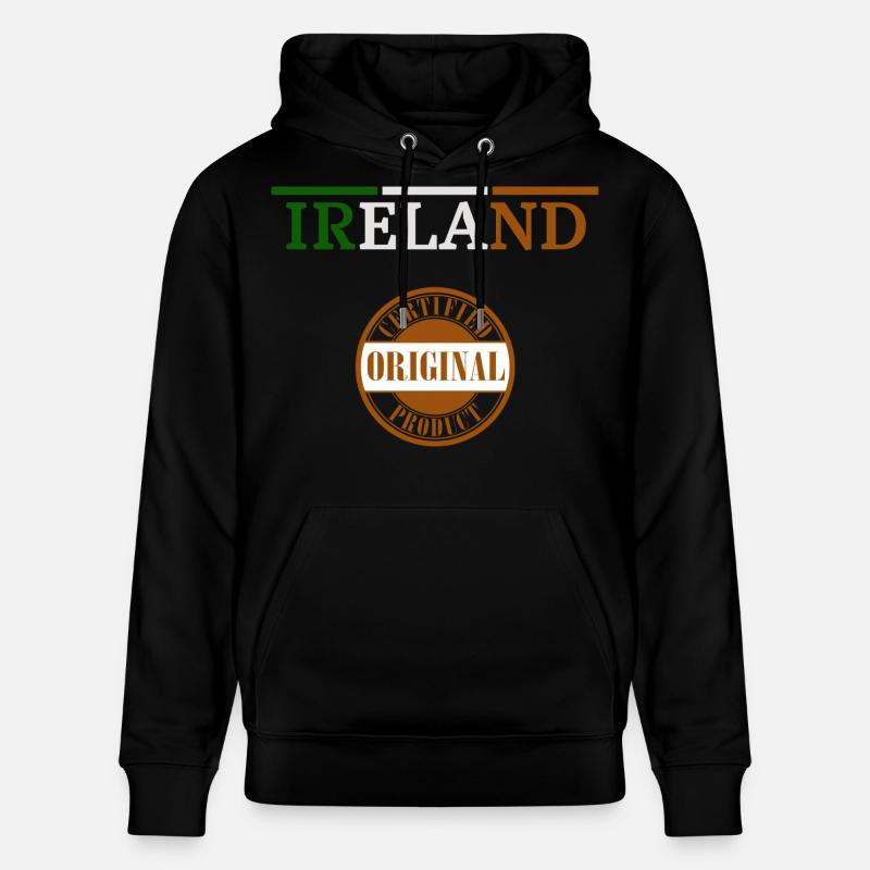 Drapeau de l’Irlande, Irish Pride - Sweat à capuche bio CRUISER Stanley/Stella Unisexe - noir