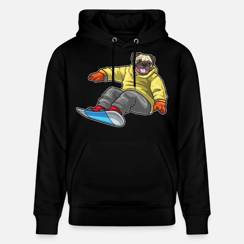 Carlin Snowboarder Snowboard - Sweat à capuche bio CRUISER Stanley/Stella Unisexe - noir