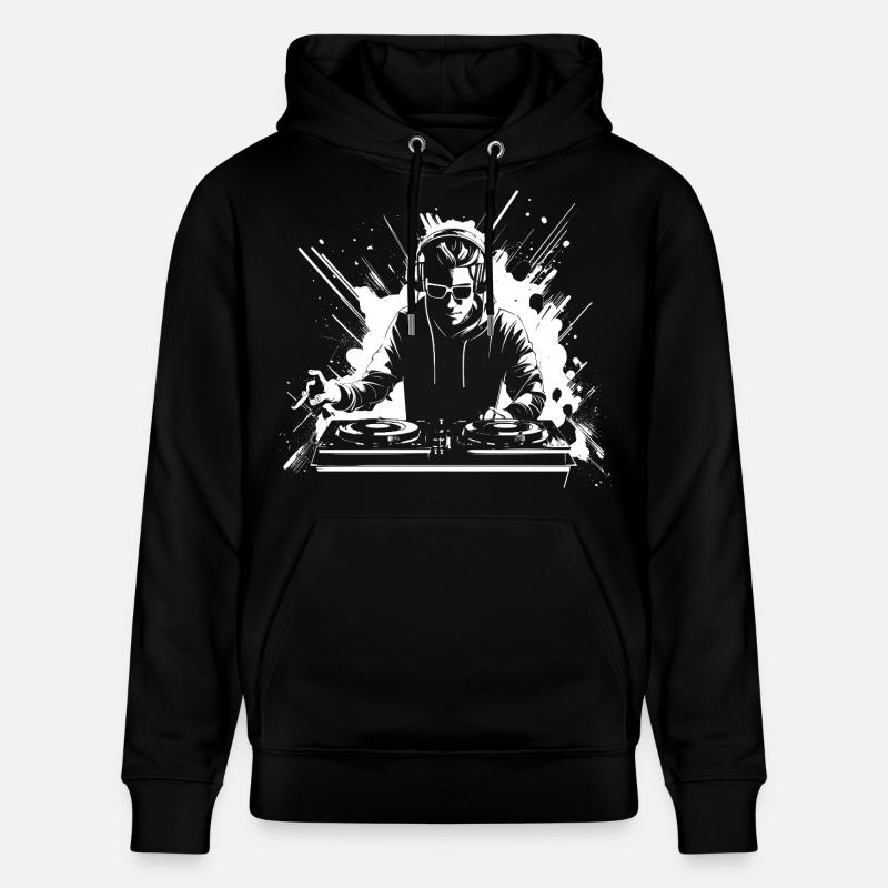Dj Graphics - Sweat à capuche bio CRUISER Stanley/Stella Unisexe - noir