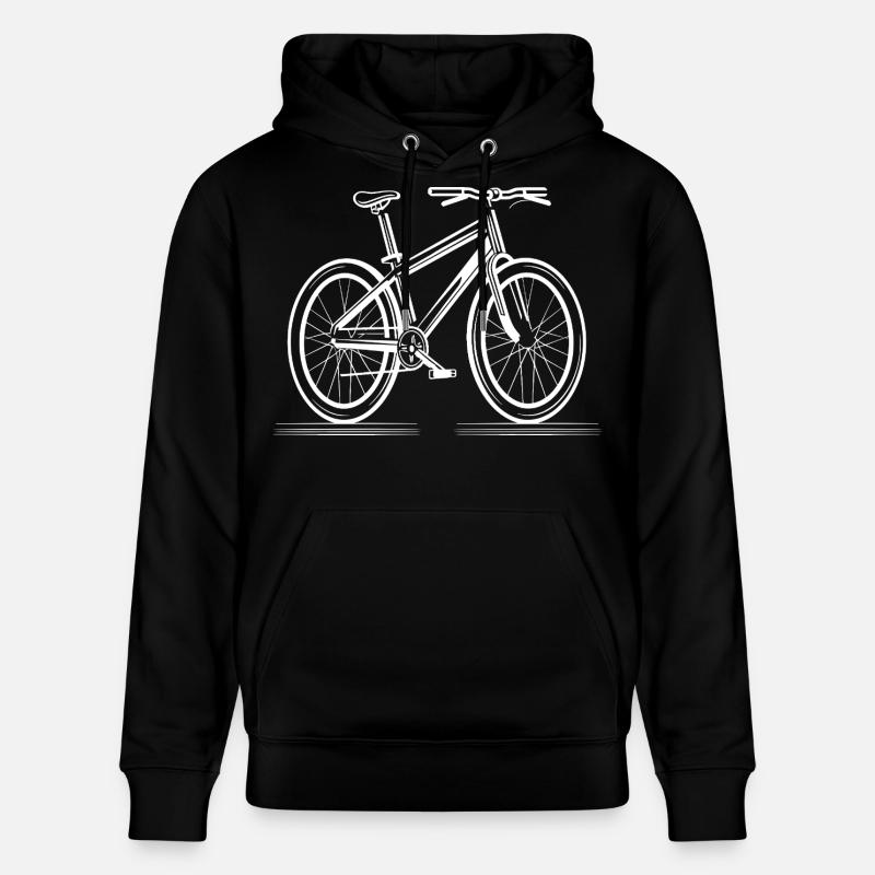 Graphique de vélo - Sweat à capuche bio CRUISER Stanley/Stella Unisexe - noir