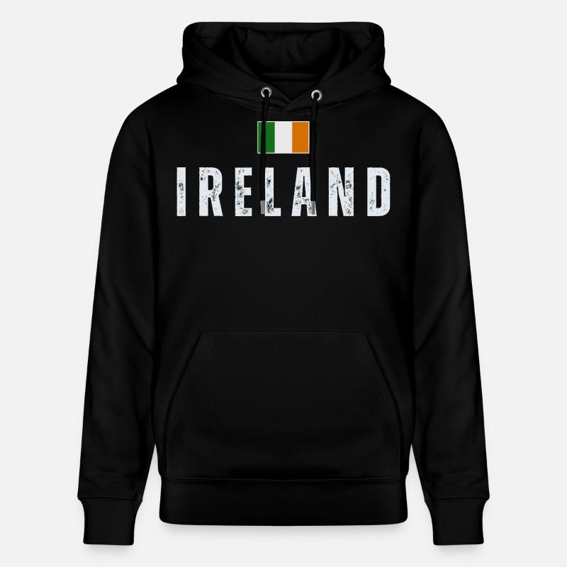 Drapeau de l’Irlande, Irish Pride - Sweat à capuche bio CRUISER Stanley/Stella Unisexe - noir
